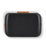 Borsa frigo portatile compatta antigoccia per bevande e snack 8L color nero quarta vista