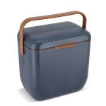 Borsa frigo portatile compatta antigoccia per bevande e snack 8L color blu scuro