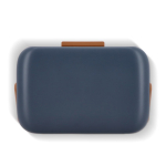 Borsa frigo portatile compatta antigoccia per bevande e snack 8L color blu scuro quarta vista