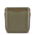 Borsa frigo portatile compatta antigoccia per bevande e snack 8L color verde militare seconda vista