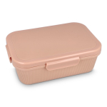 Portapranzo capiente con coperchio coordinato e chiusura sicura Sagaform color rosa pastello