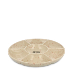 Piatto in ceramica artigianale con design a schizzi Sagaform vista area di stampa