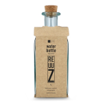 Bottiglia quadrata in vetro prodotta in Europa con tappo antigoccia 1 L color trasparente seconda vista