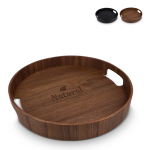 Vassoio bicolore in legno certificato con maniglie integrate