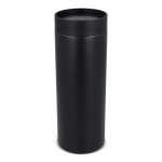 Thermos in acciaio inox da asporto con tappo 360° antigoccia 400 ml color nero