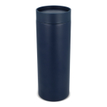 Thermos in acciaio inox da asporto con tappo 360° antigoccia 400 ml color blu scuro