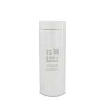 Thermos in acciaio inox da asporto con tappo 360° antigoccia 400 ml vista area di stampa