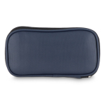 Borsa organizer tecnica in poliestere 600D con PU color blu scuro terza vista
