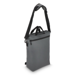 Zaino per laptop convertibile in tracolla con cinghia regolabile 15,6'' color grigio