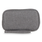 Astuccio organizer compatto per accessori tecnologici color grigio