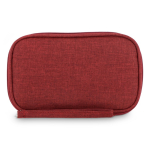 Astuccio organizer compatto per accessori tecnologici color rosso scuro