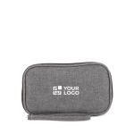 Astuccio organizer compatto per accessori tecnologici vista area di stampa