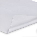 Panno in microfibra antiscivolo per occhiali e tappetino mouse color bianco sesta vista