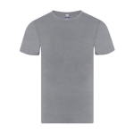 T-shirt da adulto a manica corta in cotone con collo rotondo 150 g/m² color grigio prima vista