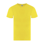 T-shirt da adulto a manica corta in cotone con collo rotondo 150 g/m² color giallo prima vista