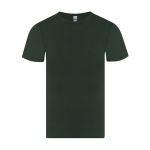 T-shirt da adulto a manica corta in cotone con collo rotondo 150 g/m² color verde bottiglia prima vista
