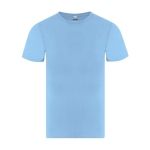 T-shirt da adulto a manica corta in cotone con collo rotondo 150 g/m² color azzurro prima vista