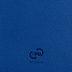 Blocco A5 in pelle sintetica riciclata con copertina flessibile, pagine lisce vue 2