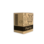 Tappo in sughero per bottiglia con anelli colorati segnabicchiere vue en boîte