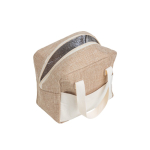 Borsa termica con manici corti e isolamento in alluminio resistente 4 kg color beige vue 2