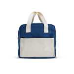 Borsa termica con manici corti e isolamento in alluminio resistente 4 kg color blu mare
