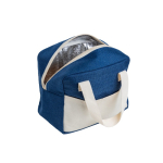 Borsa termica con manici corti e isolamento in alluminio resistente 4 kg color blu mare vue 2