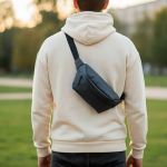 Marsupio resistente con protezione dagli schizzi e cintura regolabile vue d'ambiance