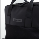 Zaino espandibile under the seat in pelle sintetica per PC 14'' vue avec logo imprimé