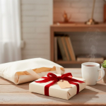 Borsa con manici corti in cotone riciclato e plastica riciclata 140 g/m² vue d'ambiance