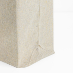 Borsa pieghevole in cotone riciclato con soffietto e manici corti 150 g/m² vue 2