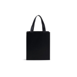 Borsa di carta premium con finitura opaca e manici in tessuto resistente 4kg color nero vue 11