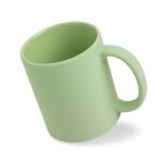Tazza in ceramica opaca per sublimazione con interno lucido 325 ml color verde menta vue 2