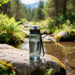 Borraccia riutilizzabile da 700 ml con tappo flip-top e chiusura antigoccia vue d'ambiance