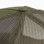 Cappellino trucker a 5 pannelli con chiusura snapback e visiera curva 250 g/m2