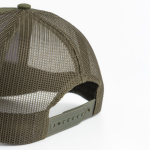 Cappellino trucker a 5 pannelli con chiusura snapback e visiera curva 250 g/m2 vue 1