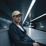 Cappellino da baseball stile dad hat a 6 pannelli in cotone 250 g/m2 vue 3