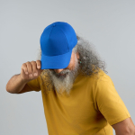 Cappellino da baseball strutturato a 5 pannelli con chiusura in velcro vue 4