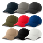 Cappellino da baseball strutturato a 5 pannelli con chiusura in velcro vue avec plusieurs couleurs