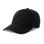 Cappellino dad hat ecologico a 5 pannelli con visiera ReTraze® color nero vue 11