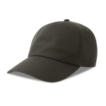 Cappellino dad hat ecologico a 5 pannelli con visiera ReTraze® color grigio scuro