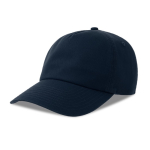 Cappellino dad hat ecologico a 5 pannelli con visiera ReTraze® color blu mare