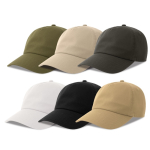 Cappellino dad hat ecologico a 5 pannelli con visiera ReTraze® vue avec plusieurs couleurs