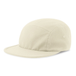 Cappellino camper a 5 pannelli non strutturato con visiera flessibile ReTraze® color bianco sporco