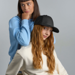 Cappellino trucker ecologico a 6 pannelli con protezione solare UPF50 vue 3