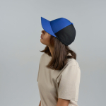 Cappellino trucker ecologico a 5 pannelli con protezione solare UPF50 vue 1