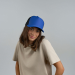 Cappellino trucker ecologico a 5 pannelli con protezione solare UPF50 vue 2