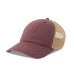 Cappellino trucker a 6 pannelli con rete traspirante e chiusura in velcro