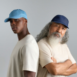 Cappellino da baseball ecologico in denim a 5 pannelli con chiusura a fibbia vue 4