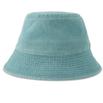 Cappello tipo Panama in denim di cotone riciclato tinto con DyStar® color blu grigiastro