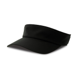 Visiera leggera con fascia elastica regolabile e tessuto DryTech color nero / grigio